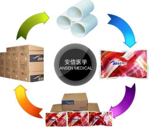Fast Hardening Medical Orthopedic Fiberglass Casting Tape with Different Colors Good Quality