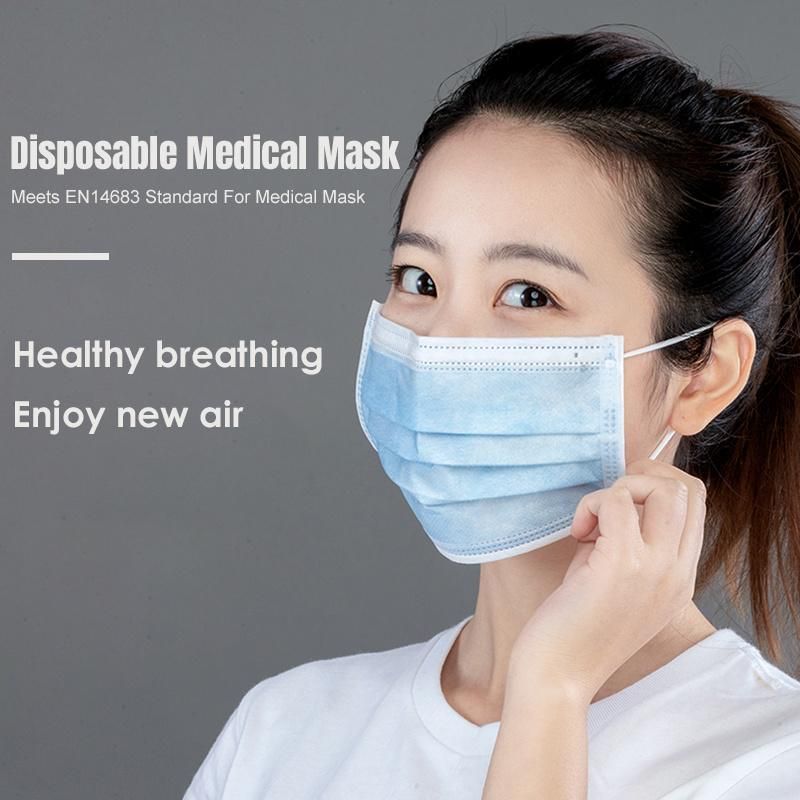 Disposable Medical Surgical Mask Sterilized with Eo (Ethylene Oxide)