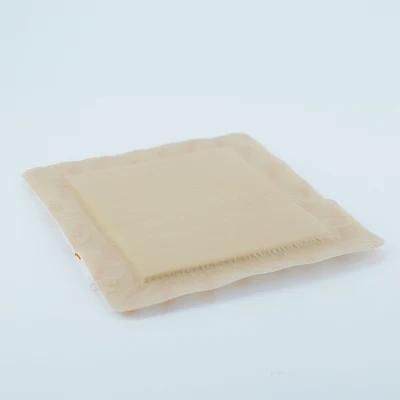 New Self-Adherent Non Adhesive Border PU Wound Dressing Silicone Foam Dressing