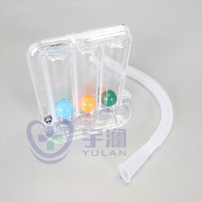 Medical Portable Respiratory Breathing Trainer Exerciser Three Ball Spirometer