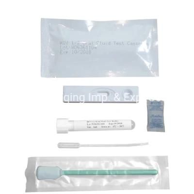 HIV 1 + 2 Saliva Rapid Test Card Oral Fluid HIV Test CE