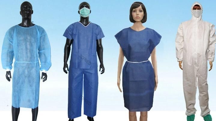 Long Sleeve Gowns Disposable Sterile Surgical Gowns