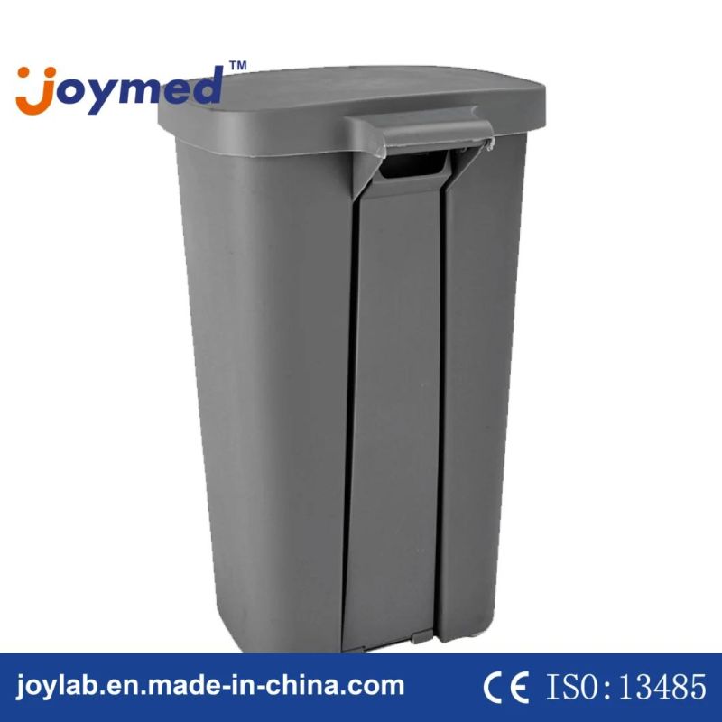 Plastic 50L Pedal Can Recycle for Biological Waste China Bin Hospital Garbage Trash Bin
