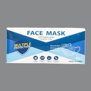 Disposable Protection Blue Medical 3-Ply Face Mask for Adult Bfe 98%+ Non-Sterile Face Mask Direct Sales