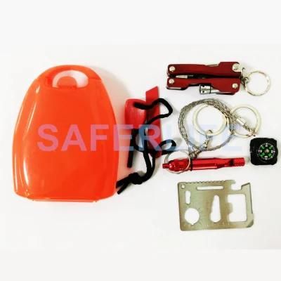 2019 Gift Pocket Camping Travel Outdoor Emergency Survival Kit Multi Functional Portable First Aid Kit Ce FDA