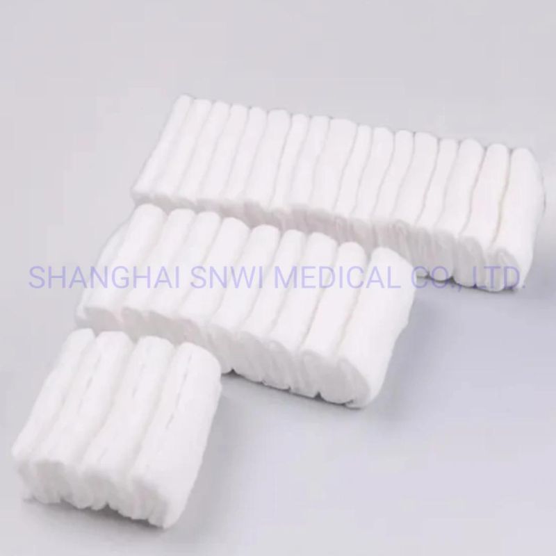 Zigzag Cotton Wool of Disposable White Medical Precut