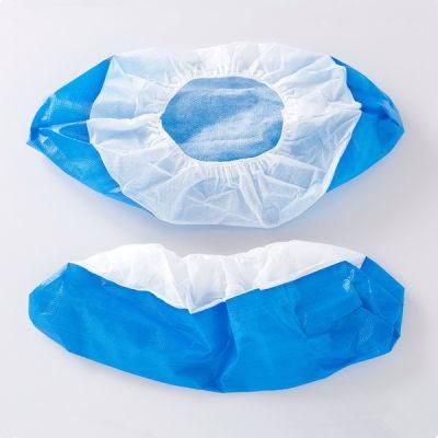 Wholesale High Quality 2021 Hot Sale CPE+PP Shoe Protection Cover CPE Disposable Blue/Red Covers