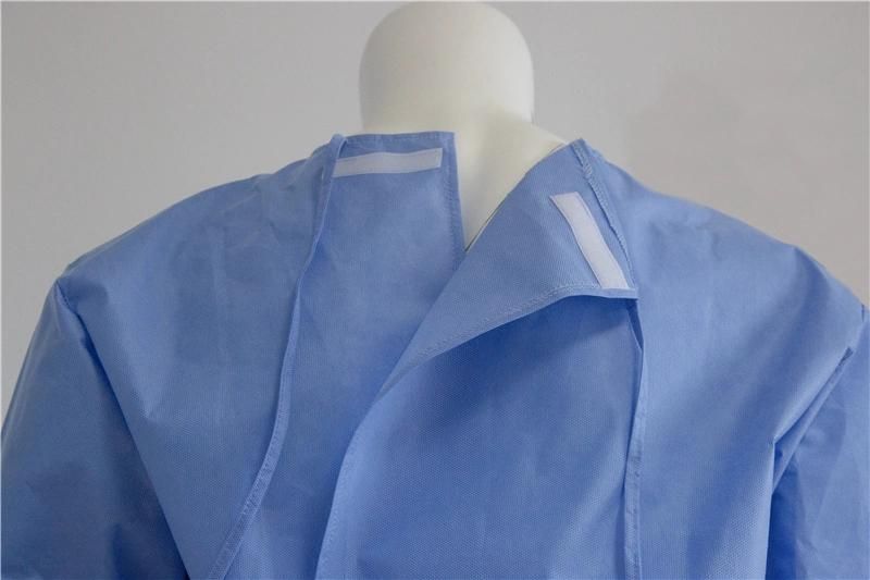 Hot Selling SMS Disposable Surgical Gown Protection Isolation Gown