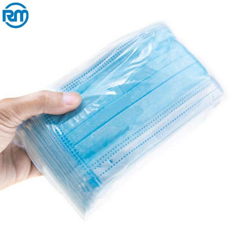 Manufacturer Medical 3ply Earloop Mouth Mask 3 Layer Disposable 3 Ply Medical Face Mask Aluminum Plastic