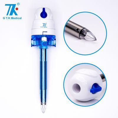 3mm 5mm 10mm 12mm 15mm Disposable Auto Shielded/Bladeless/Optical/Trocar Laparoscopic Trocar