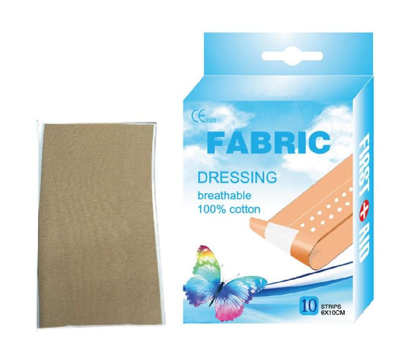 Medical Fabric Adhesive Sterile Wound Dressing, Adhesive Bandage