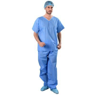 Topmed Fashion Medical Disposable Scrub Suit or SMS Patient Gown Nurse Hospital Uniform Designs