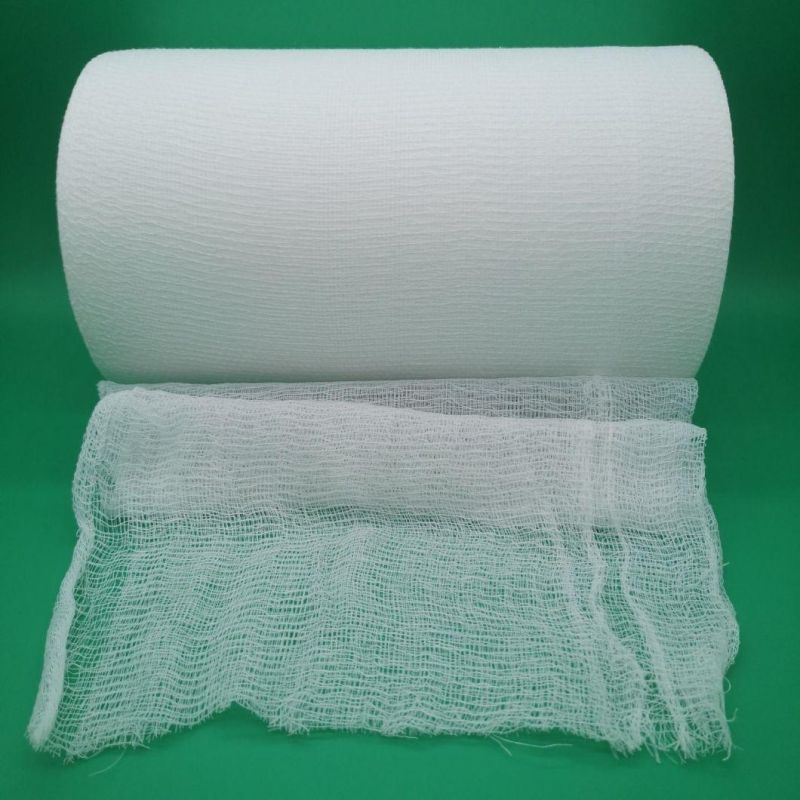 100% Cotton Medical Absorbent Gauze Roll Dressing Gauze Roll