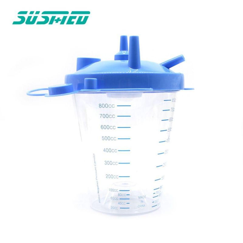 Disposable Collection System Suction Canister 850cc/ 1200cc with Solidifier