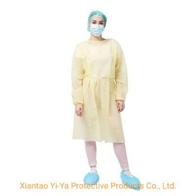Disposable Surgical Waterproof Isolation Gown for Hospital