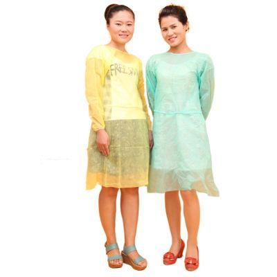 Hospital Disposable Surgical Patient Isolation Gowns for Women