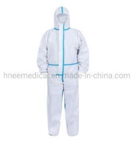Safety Protective Clothing Disposable Coverall Chemical Protective Suit for Medical Use