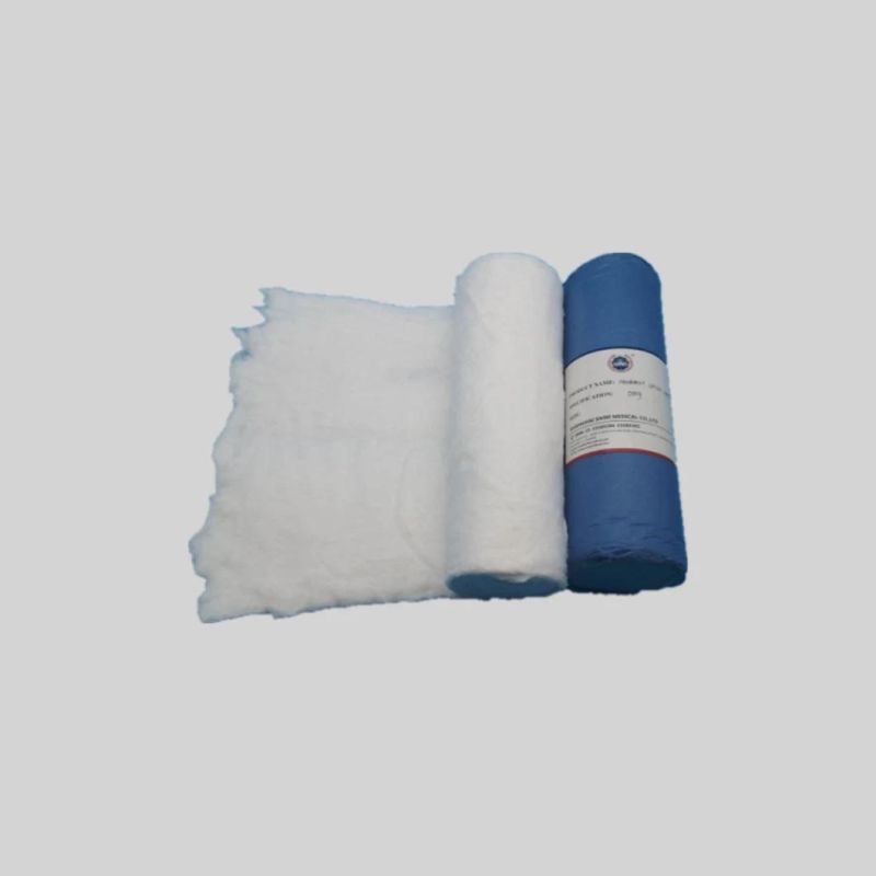 Surgical Medical Disposable Absorbent Hydrophilic 100% Cotton Wool Roll with CE&ISO Certification