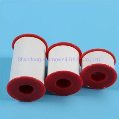 Medical Plastic Cover Skin/White Color Zinc Oxide Adhesive Tape