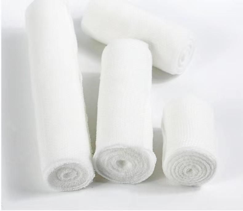 100% Pure Cotton Medical High Quality Absorbent and Softness Gauze Roll for Hospital Use