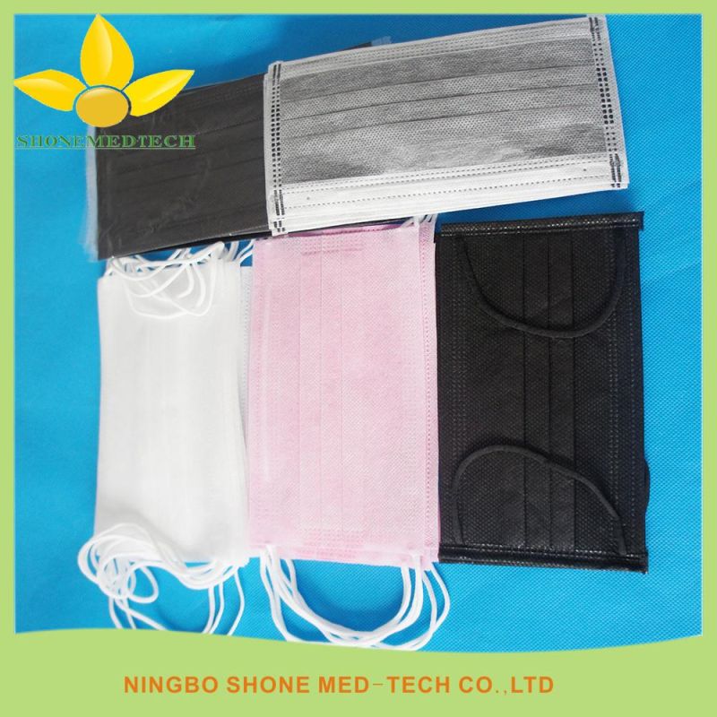 Disposable 3-Ply Non-Woven Face Mask / Medical Face Mask