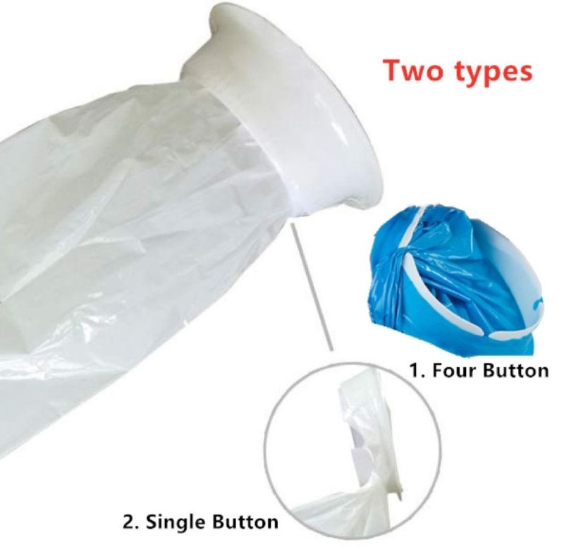 PE Blue Waste Disposal Barf Bags Emesis Disposable Vomit Aircraft Car Sickness Nausea Bags for Travel Motion Sickness