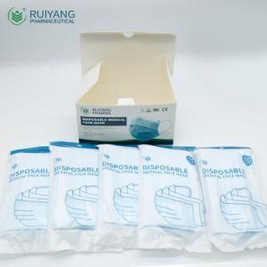 10PCS Type Iir Surgical Face Mask with CE TUV Test Report Bfe 99.6% ISO13485
