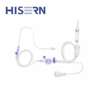 China Critical Care Supplier Hisern CE&FDA 510K IBP Transducer Double Lumens