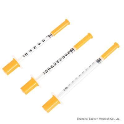 Sterile High Quality Disposable Insulin Syringe 0.3ml 0.5ml 1ml