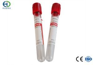 Red Cap No Additive Disposable Plain Blood Collection Tube