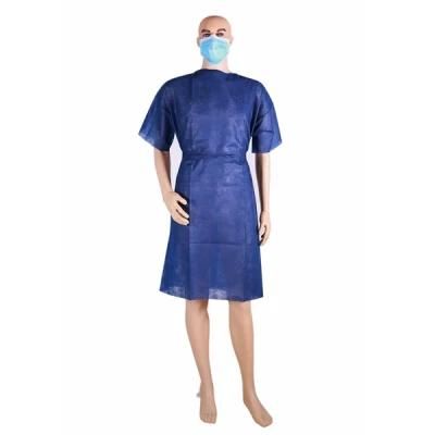 Unisex Non-Woven Patient Gown Hospital Uniforms