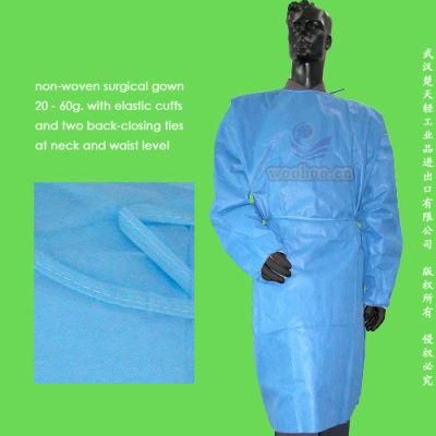 Disposable Non-Woven Isolation Gown
