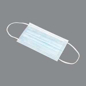 Earloop 3 Ply Virus En14683 Face Mask Protective Non-Woven 3 Layers Disposable Surgical Blue Medical Face Mask
