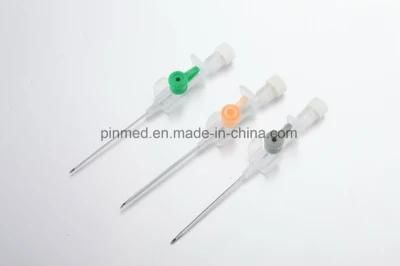 I. V. Cannula, with Injection Port and with Wings