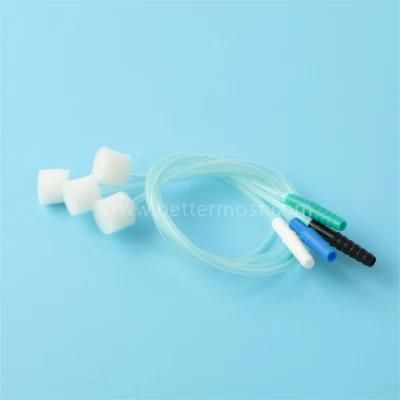 Disposable High Quality PVC Medical Single Prong Nasal Tube Size 14#
