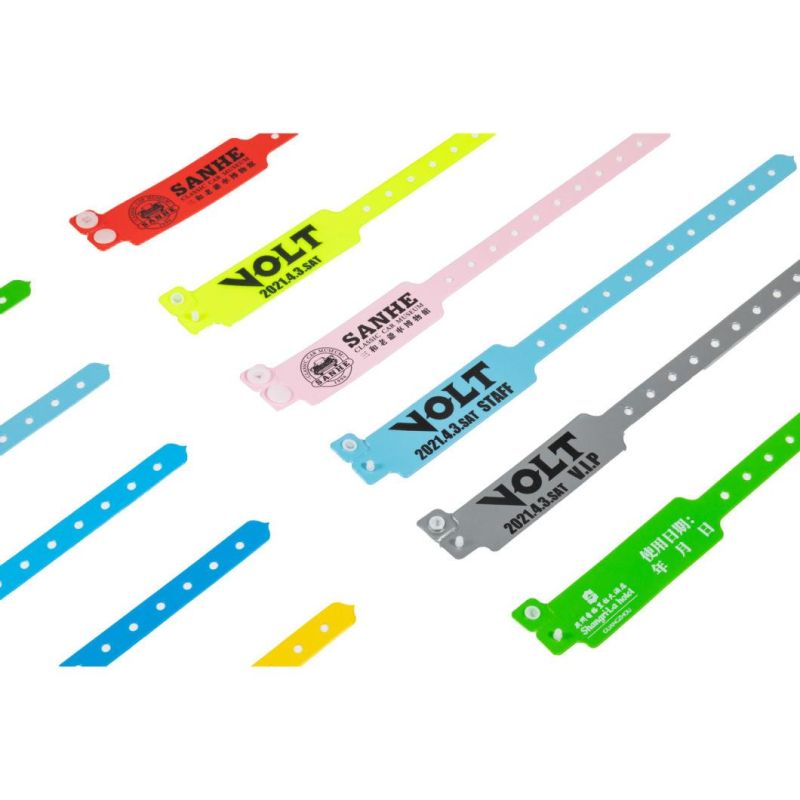 Plastic Wristbands Paper Wristbands Bracelet for Events