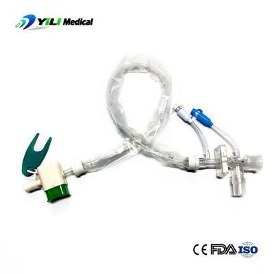 Medical High Quality PVC Closed Suction Catheter 14 Fr