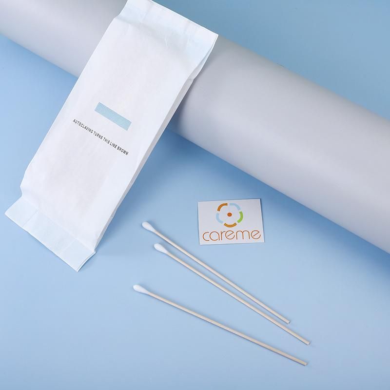 New Product 100%Pure Cotton Sterilized Medical Wooden Bamboo Swabs