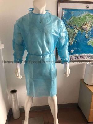 PP Protective Medical Disposable Isolation Gown Non-Surgical