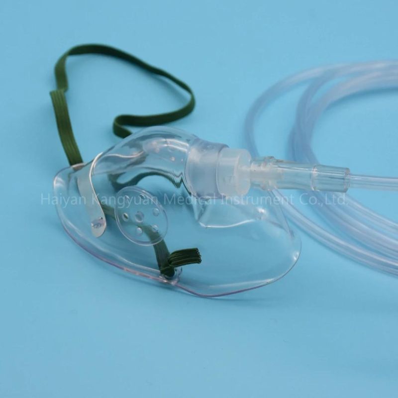 Oxygen Mask with Connecting Tube Size S M L XL Disposable