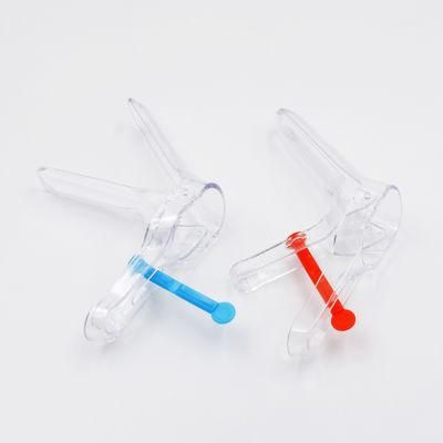 French Type Different Vaginal Speculum Sizes Disposable Medical Sterile Vaginal Speculum with Middle Stick