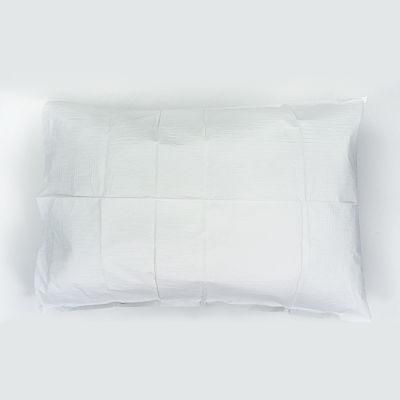 Factory Wholesale Waterproof Tissue Poly Medical Disposable Pillow Case Pillowcover Travel Size Nonwoven Pillow Case for Hospital Pillow