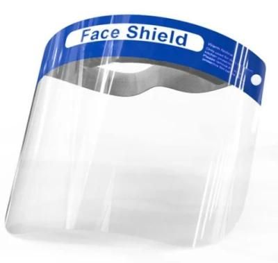 Safety Product Dust Protective Mask Face Shield Transparent Pet Plastic Anti-Fog Anti Splash Clear Visor Face Shield