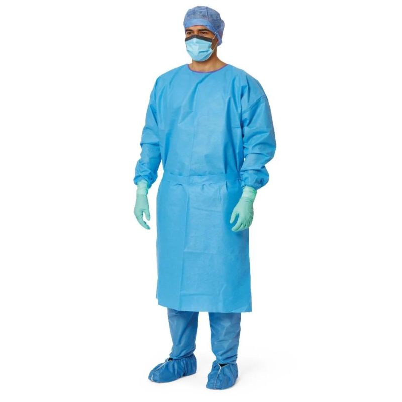 Disposable Medical Isolation Gowns in Clinic Examination Hospital Surgical Gown