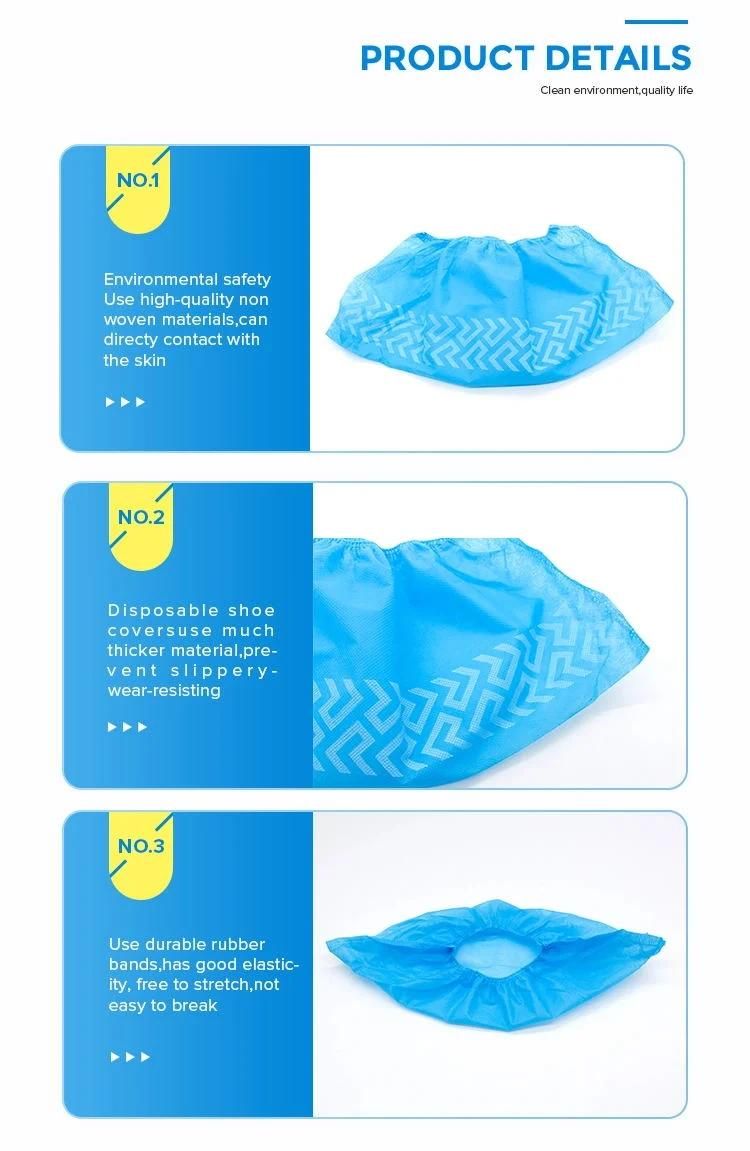 Customize Disposable Nonwoven PP Non Slip Shoe Covers