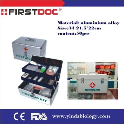 First Aid Alloy Kit Medical Box Emergency Kit Car First Aid Kit