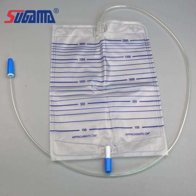 Disposable Medical Sterile Luxury Urial Urine Drainage Bag 1500ml for Adult