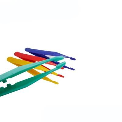 Low Price Surgical Plastic Medical Thumb Tweezers Forceps