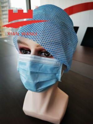 Disposable Surgical Head Cover Spunlace Surgeon Cap