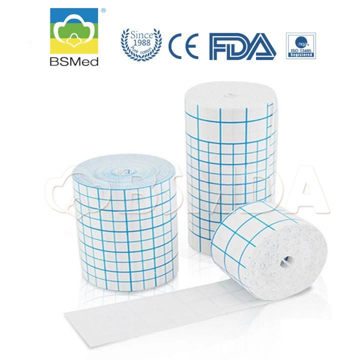 Medical Non Woven Fixing Adhesive Wound Dressing Tape Roll 10cmx10m